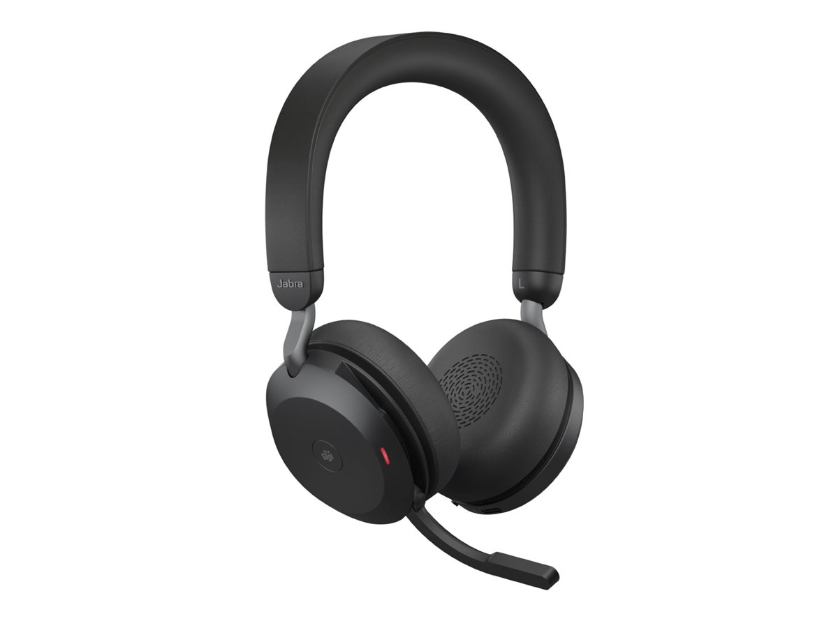 Jabra Evolve2 75 - Auscultadores - no ouvido - bluetooth - sem fios - cancelamento de ruído activo - USB-A - isolamento de ruído - preto - Certificado para Microsoft Teams - Image 3