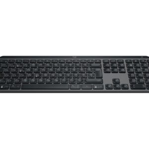 Logitech MX Keys S - Teclado - retroiluminação - sem fios - Bluetooth LE - QWERTY - Espanhol - interruptor: Chave-Tesoura - cinza pálido
