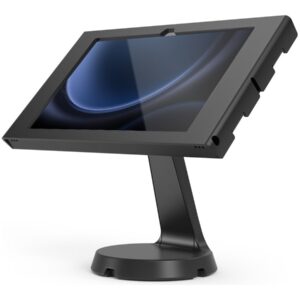 Compulocks Galaxy Tab S9/S9FE 10.9" Apex Enclosure Mast Counter Stand - Kit de montagem (caixa, suporte de mastro) - para tablet - bloqueável - moldura metálica - preto - tamanho de tela: 10.9" - bancada - para Samsung Galaxy Tab S10 FE, Tab S10 Lite