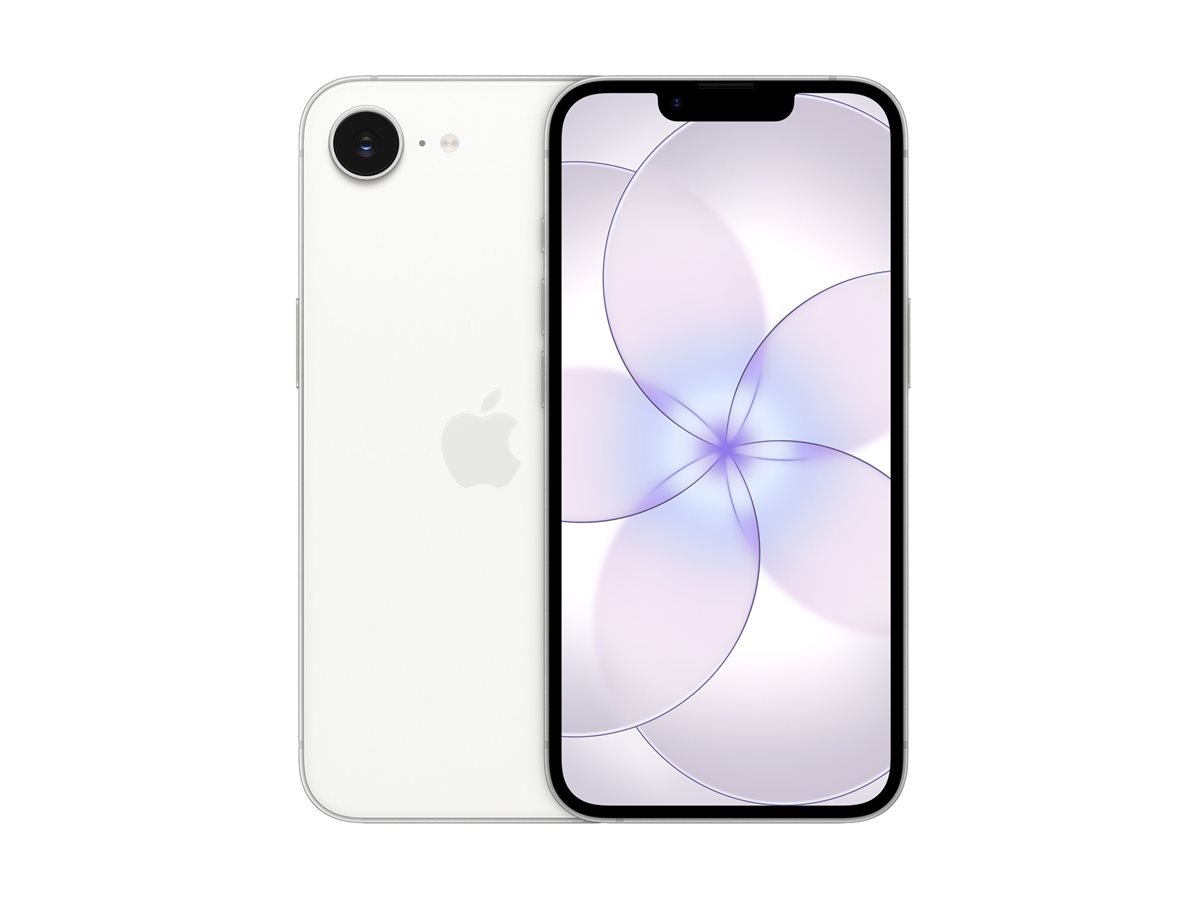 Apple iPhone 17e - 5G smartphone - SIM duplo / Memória Interna 256 GB - visor OLED - 6.1" - 2532 x 1170 pixeis - rear camera 48 MP - front camera 12 MP - branco