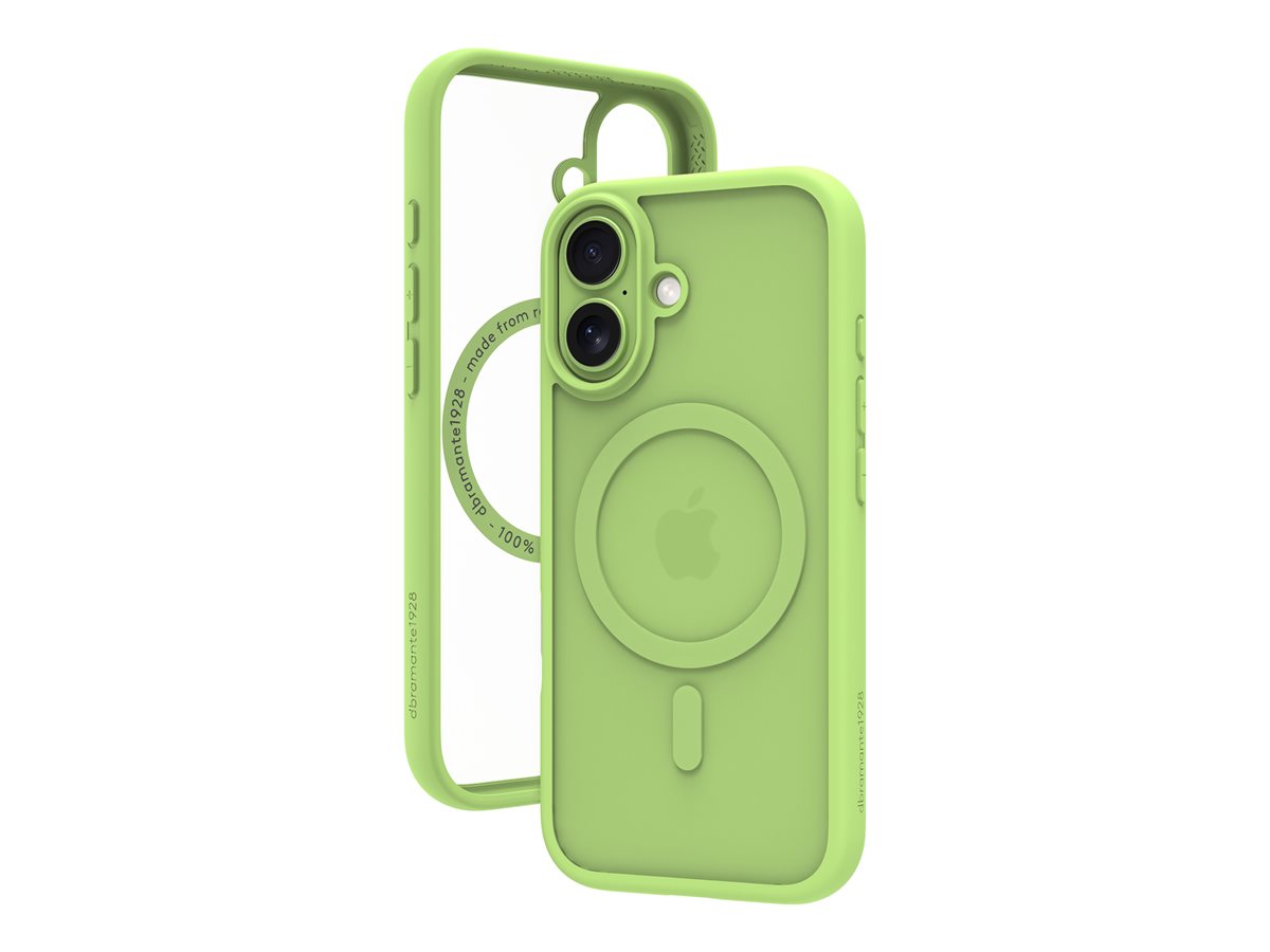 dbramante1928 Grenen - Tampa posterior para telemóvel - compatibilidade MagSafe - plástico - verde pálido - para Apple iPhone 17