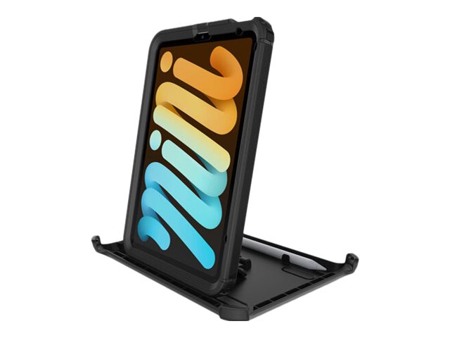 OtterBox Defender Series - Tampa posterior para tablet - apoio de proteção - policarbonato, borracha sintéctica - preto - para Apple iPad mini (6ª geração) - Image 2