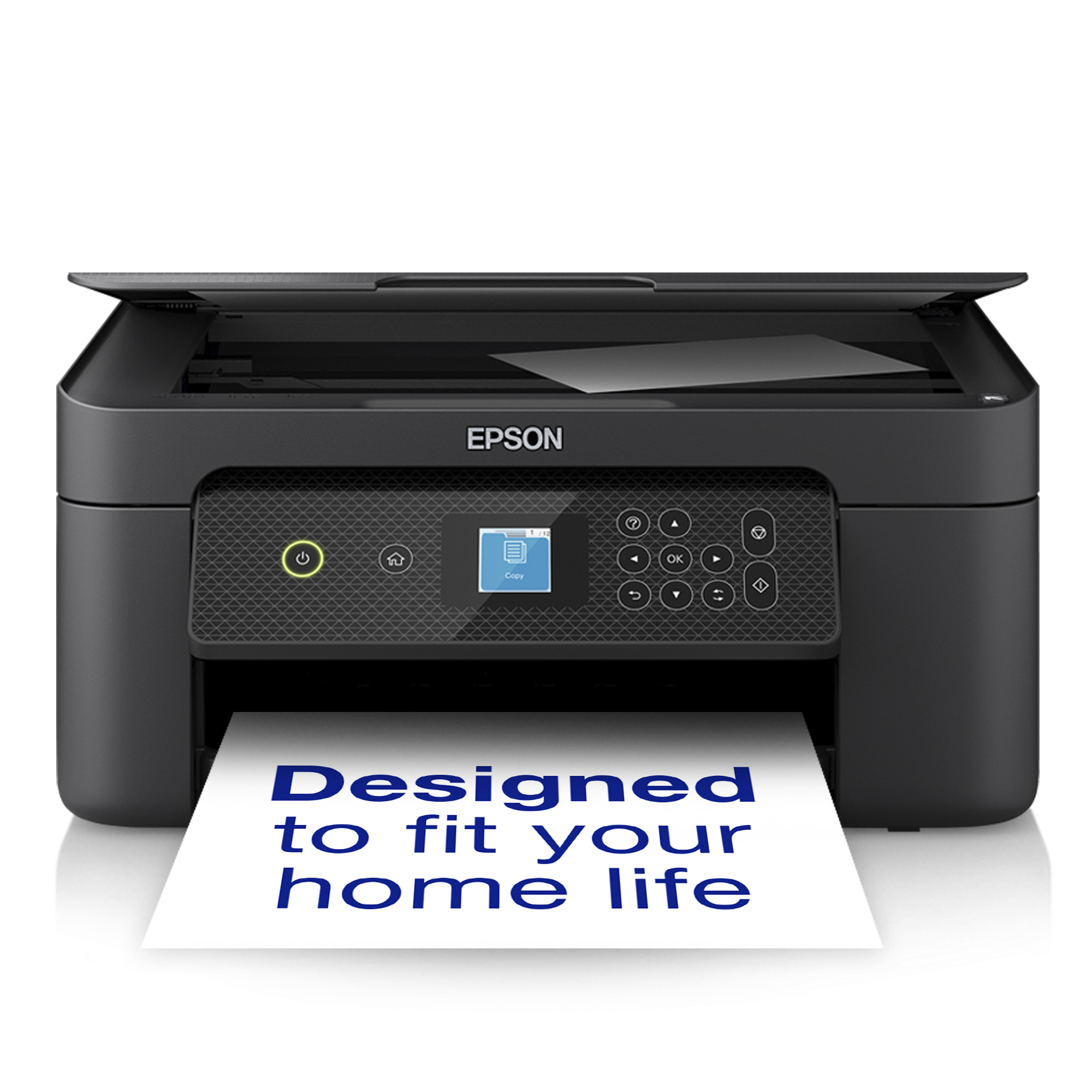Epson Expression Home XP-3200 - Impressora multi-funções - a cores - jacto de tinta - A4/Legal (media) - até 10 ppm (impressão) - 100 folhas - USB, Wi-Fi - preto