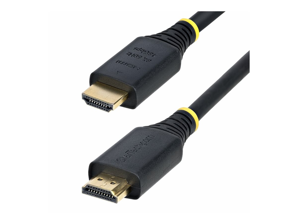 StarTech.com - Ultra High Speed - cabo HDMI - HDMI macho para HDMI macho - 3 m - blindado - preto - passivo, suporte 4K120Hz, suporte 8K60Hz (7680 x 4320)