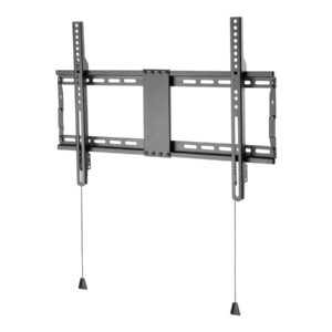 Display wall mount - fits large flat-panel display 37 to 70" with VESA sizes up to 600 x 400 - latches in place - lockable - non-tilting - swl 60 kg - black