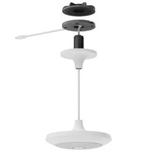 Logitech - Kit de montagem (montagem no tecto, suporte de microfone) - para microfone - branco - montável em teto, pendente - para Rally Mic Pod, Room Solution Large