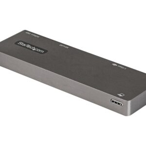 StarTech.com USB C Multiport Adapter for MacBook Pro/Air, USB Type-C to 4K HDMI, 100W Power Delivery Pass-through Charging, SD/MicroSD Slot, 2-Port USB 3.0 Hub, Portable USB-C Mini Dock - Works w/ Thunderbolt 3 - Estação de engate - USB-C / Thunderbo
