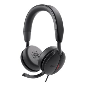 Dell Pro Wired ANC Headset WH5024 - Auscultadores - no ouvido - com cabo - cancelamento de ruído activo - USB-C - Certificado para Microsoft Teams, Certificação Zoom