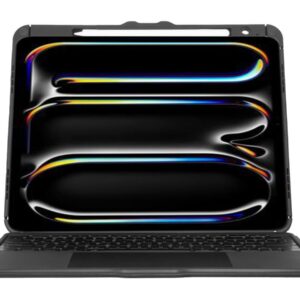 Targus Versavu - Teclado e pasta de folio (case para teclado) - com trackpad - retroiluminação - sem fios - Bluetooth 5.0 - QWERTY - Espanhol - preto