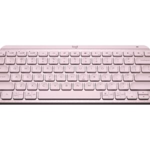 Logitech MX Keys Mini - Office - teclado - retroiluminação - Bluetooth - QWERTY - Nórdico (Dinamarquês/Finlandês/Norueguês/Sueco) - rosa