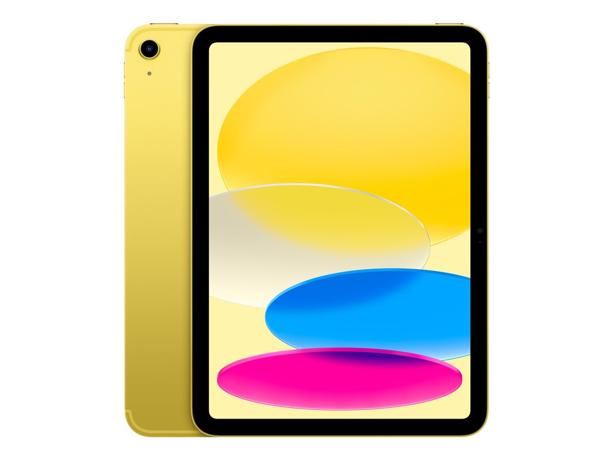Apple iPad A16 Wi-Fi + Cellular - Tablet - 256 GB - 11" IPS (2360 x 1640) - 3G, 4G, 5G - amarelo