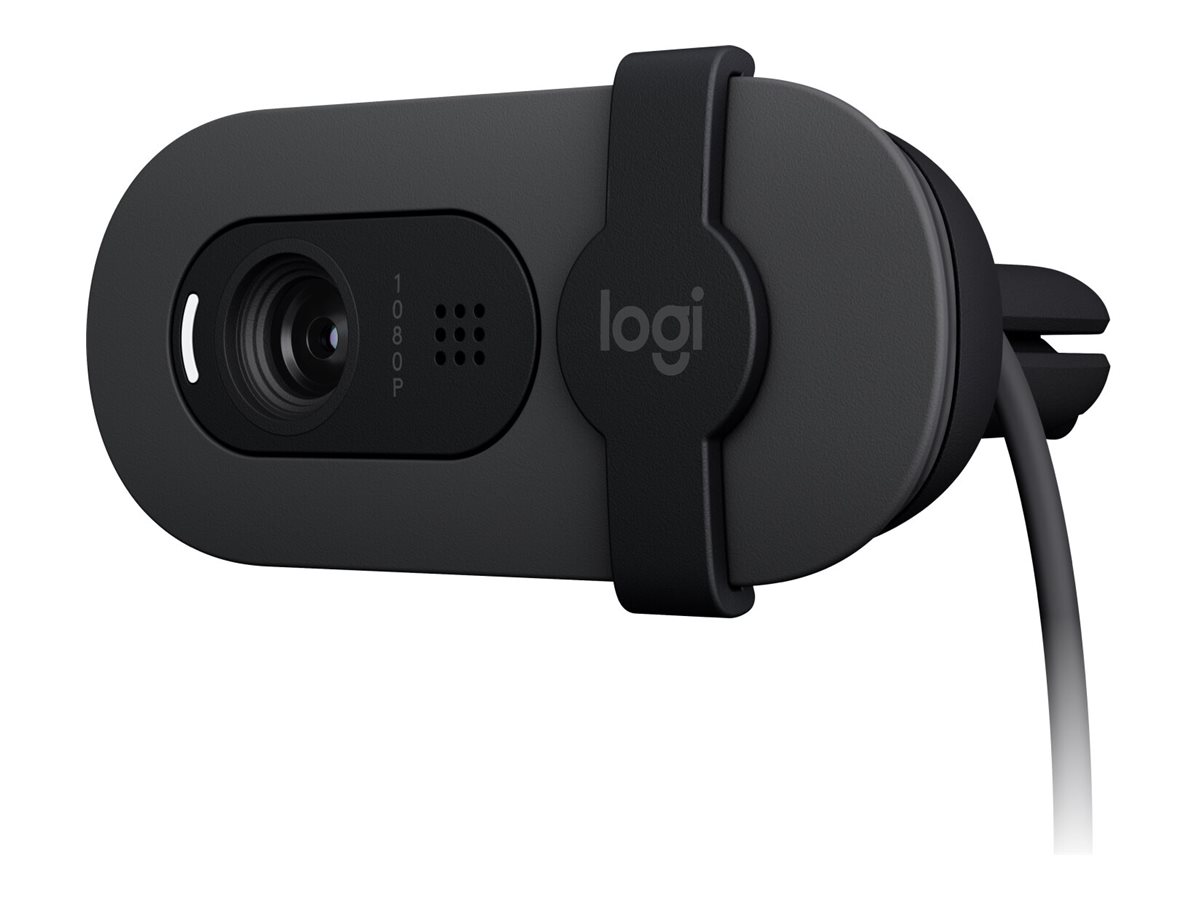 Logitech BRIO 105 - Câmara web - a cores - 2 MP - 1920 x 1080 - 1080p, 720p - áudio - USB