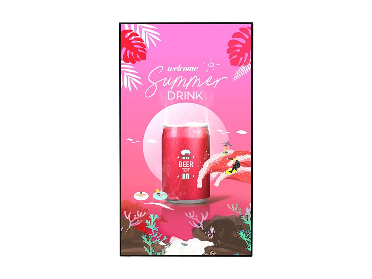 LG 75XS4P-B - 75" Classe Diagonal XS4P Series ecrã LCD com luz de fundo LED - sinalização digital com Profissional Integrado: Idioma - webOS - 4K UHD (2160p) 3840 x 2160 - Direct LED - preto