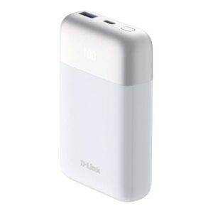 D-Link DPP-101 - Carregador portátil - 10000 mAh - 18 Watt - QC 3.0, PD 3.0 - 2 conectores de saída (USB-C, USB)