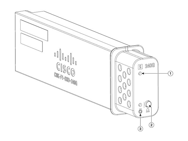 Cisco - SSD - 240 GB - intercambiável a quente - USB 3.0 - para P/N: C9300X-48TX-1A, C9300X-48TX-1E, C9300X-48TX-A, C9300X-48TX-E, C9300X-48TX-EDU