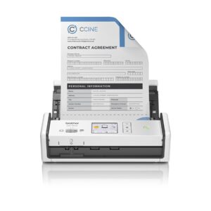 Brother ADS-1800W - Escaneador de documento - CIS duplo - Duplex - A4 - 600 ppp x 600 ppp - até 30 ppm (mono) / até 30 ppm (cor) - ADF (20 folhas) - Wi-Fi(n), USB 2.0 (Host), USB-C 3.2 Gen 1