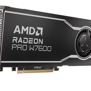 AMD Radeon Pro W7600 - Cartão gráfico - Radeon Pro W7600 - 8 GB GDDR6 - PCIe 4.0 x8 - 4 x DisplayPort
