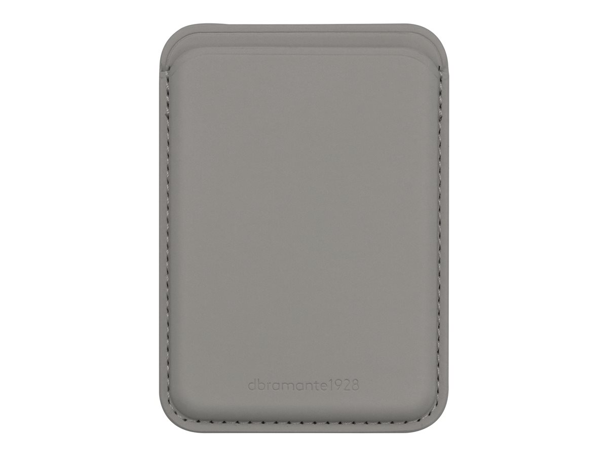dbramante1928 - Carteira para telemóvel/cartão de crédito - compatibilidade MagSafe - ICON - pedra de rio