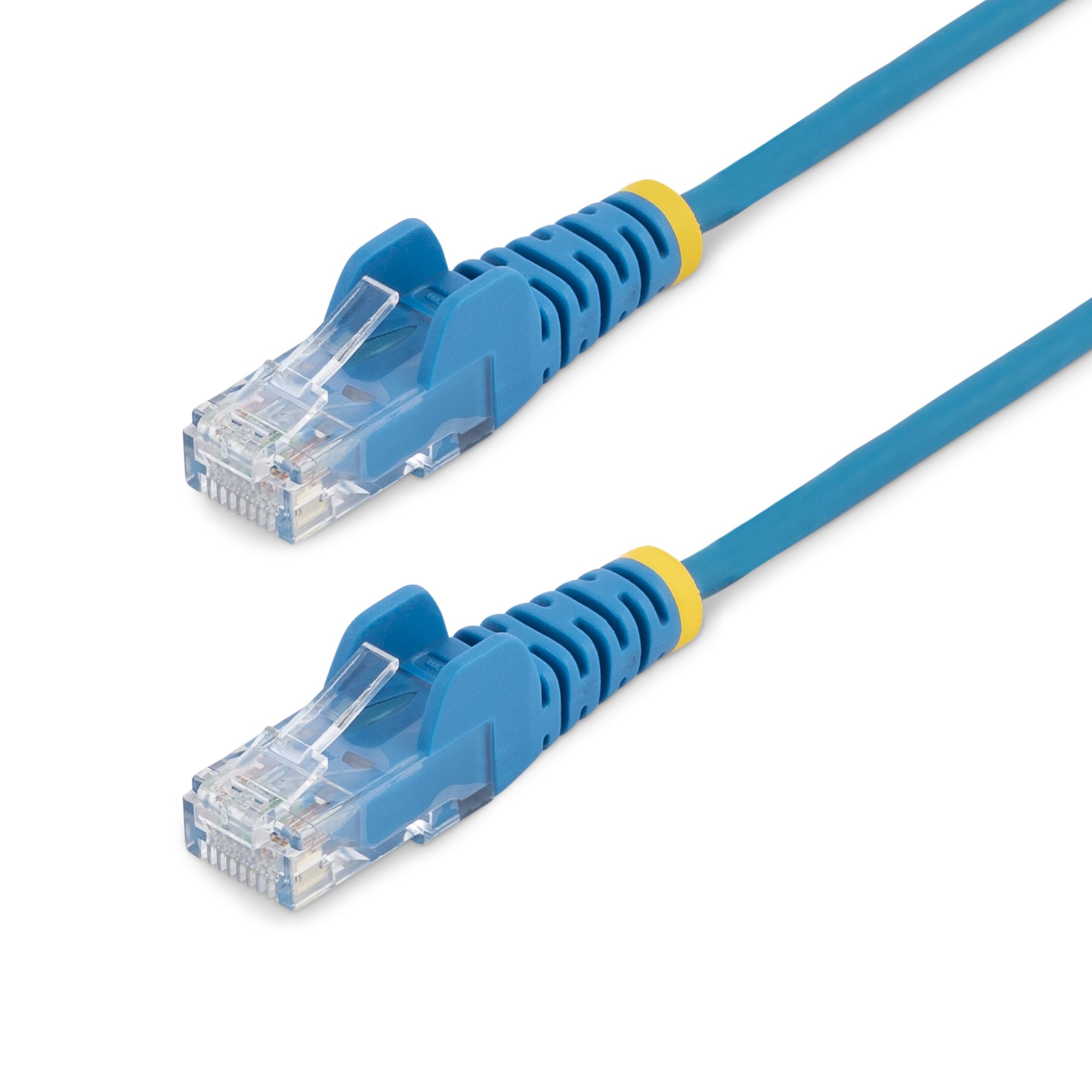 StarTech.com 1.5m Slim LSZH CAT6 Ethernet Cable, 10 Gigabit Snagless RJ45 100W PoE Patch Cord, CAT 6 10GbE UTP Network Cable w/Strain Relief, Blue, ETL, Low Smoke Zero Halogen - Category 6 - 28AWG (N6PAT150CMBLS) - Cabo patch - RJ-45 (M) para RJ-45 (
