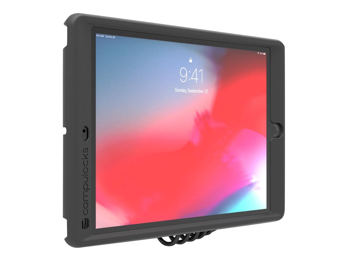 Compulocks Magnetix Secured Magnetic Tablet Wall Mount - Cable lock included - Suporte - para tablet - bloqueável - aço galvanizado - preto - montável em parede