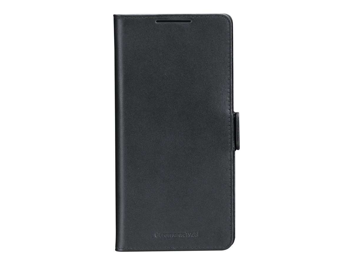 dbramante1928 Copenhagen - Capa flip cover para telemóvel - couro com granulação plena - preto - para Samsung Galaxy S25 Ultra