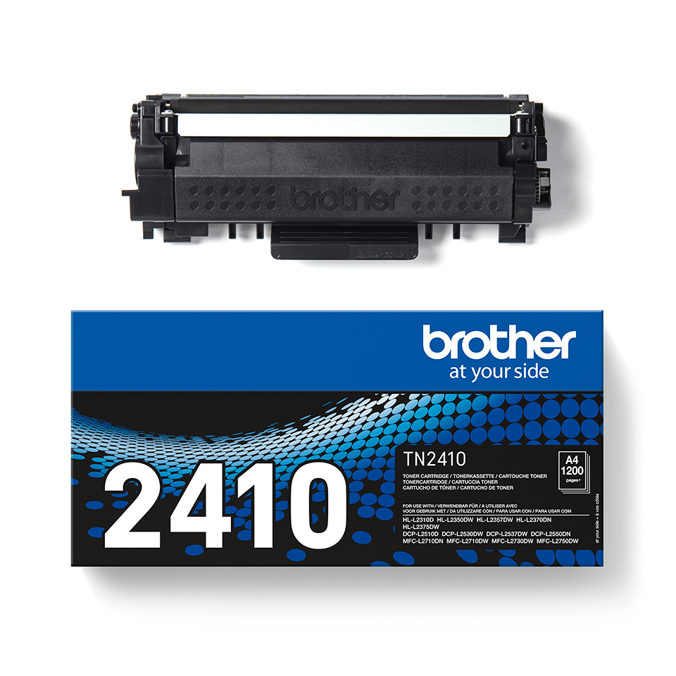 Brother TN2410 - Preto - original - cartucho de toner - para Brother DCP-L2510, L2530, L2537, L2550, HL-L2310, L2370, L2375, MFC-L2710, L2713 - Image 4