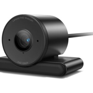Lenovo - Câmara web - a cores - 1920 x 1080 - 1080p - áudio - USB 2.0 - MJPEG, YUY2 - DC 5 V