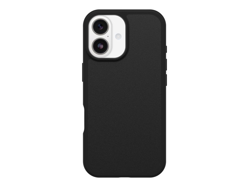OtterBox React Series - Tampa posterior para telemóvel - compatibilidade MagSafe - plástico - cristal negro (transparente/preto) - para Apple iPhone 17