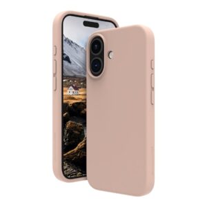 dbramante1928 Monaco - Tampa posterior para telemóvel - compatibilidade MagSafe - silicone, plástico - areia rosa - para Apple iPhone 16
