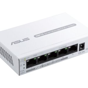 ASUS ExpertWiFi EBP15 - Interruptor - Administrado - 5 x 10/100/1000 - desktop - PoE+ (60 W)