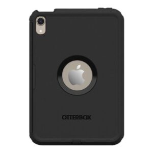 OtterBox Defender Series - Tampa posterior para tablet - apoio de proteção - policarbonato, borracha sintéctica - preto - para Apple iPad mini (6ª geração)