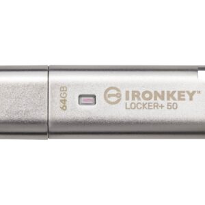 Kingston IronKey Locker+ 50 - drive flash USB - 64 GB