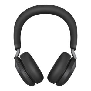 Jabra Evolve2 75 - Auscultadores - no ouvido - bluetooth - sem fios - cancelamento de ruído activo - USB-A - isolamento de ruído - preto - Certificado para Microsoft Teams