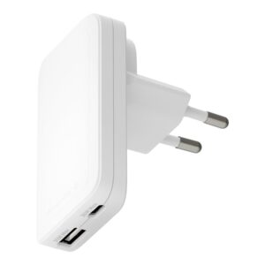 dbramante1928 re-charge Pro - Adaptador de alimentação - fino - 30 Watt - 2 conectores de saída (USB-C, USB) - branco