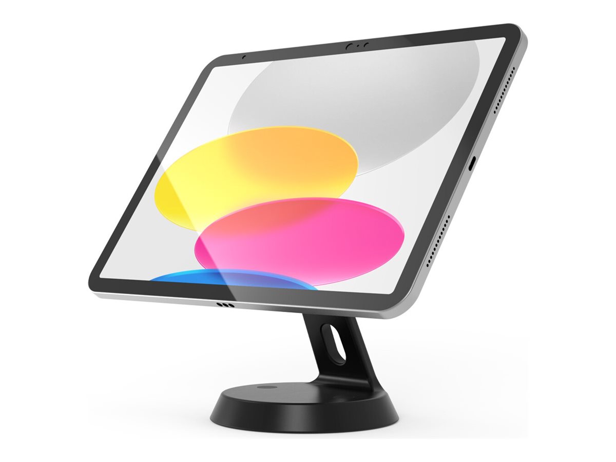 Compulocks GlideTab - Plataforma - para tablet - bloqueável - alumínio - preto - tamanho de tela: até 11" - balcão, montável em parede