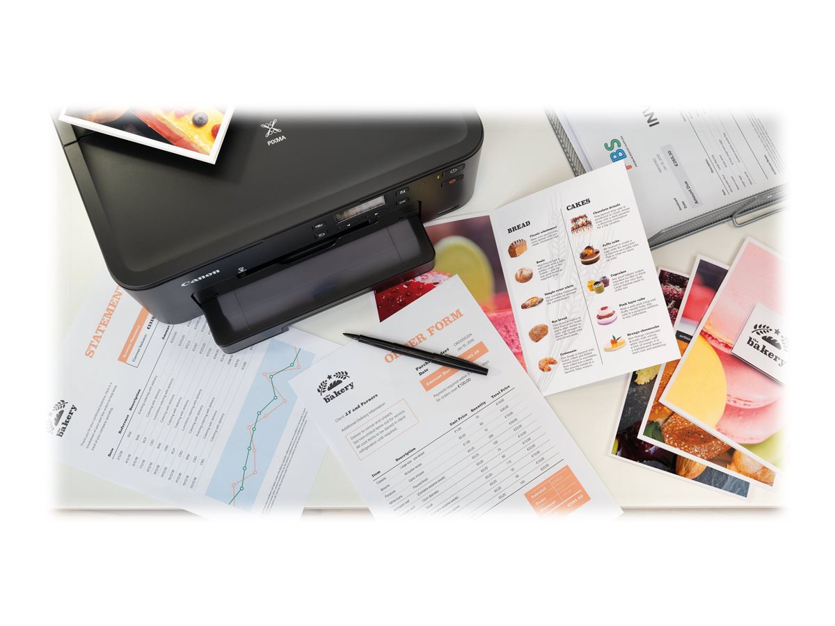 Canon PIXMA TS705a - Impressora - a cores - Duplex - jacto de tinta - A4/Legal - até 15 ipm (mono)/ até 10 ipm (cor) - capacidade: 350 folhas - USB 2.0, LAN, Wi-Fi(n) - Image 2