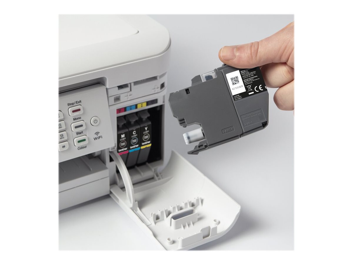 Brother LC421 - Pack de 4 - preto, amarelo, azul cyan, magenta - original - tinteiro - para Brother DCP-J1140DW, MFC-J1010DW, MFC-J1012DW - Image 3