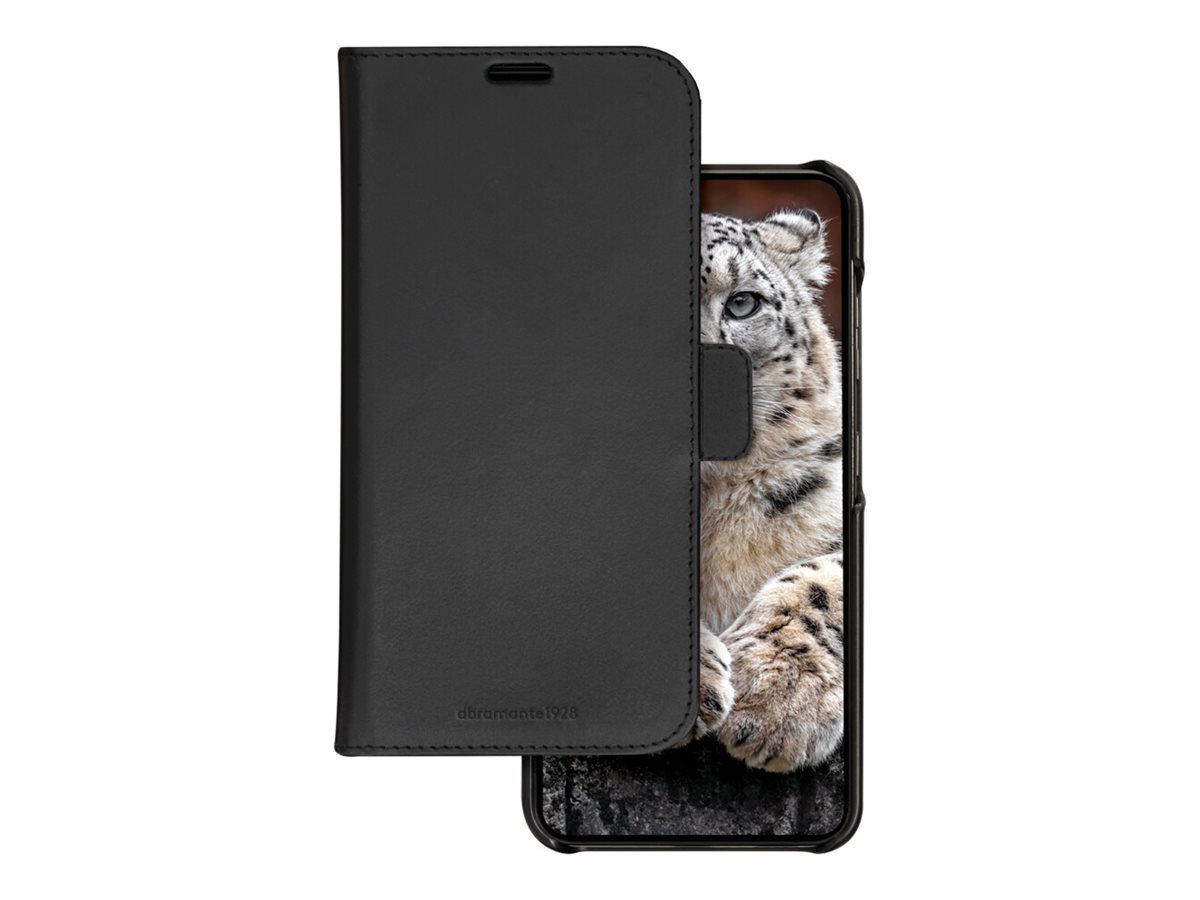 dbramante1928 Lynge - Capa flip cover para telemóvel - couro - preto - para Samsung Galaxy S24+