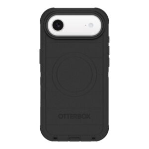 OtterBox Defender Series Pro - Tampa posterior para telemóvel - resistente - compatibilidade MagSafe - policarbonato, elastómero termoplástico (TPE), silicone, espuma visco-elástica - preto - para Apple iPhone Air