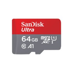 SanDisk Ultra - Cartão de memória flash (adaptador microSDXC para SD Incluído) - 64 GB - A1 / UHS Class 1 / Class10 - microSDXC UHS-I