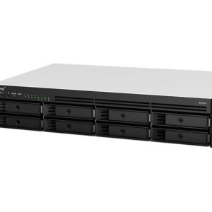 Synology RackStation RS1221+ - Servidor NAS - 8 baias - montável em bastidor - SATA 6Gb/s - RAID (expansão de disco rígido) 0, 1, 5, 6, 10, JBOD - RAM 4 GB - Gigabit Ethernet - iSCSI assistência - 2U