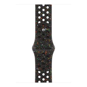 Apple Nike - Fita para relógio inteligente - 46mm - M/L (para pulso de 160 - 210 mm) - preto - para Watch Hermès Series 9, SE 3, Series 10, Series 11, Series 8, Series 9, Ultra 2, Ultra 3