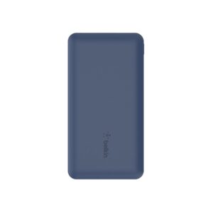Belkin BoostCharge - Carregador portátil - 10000 mAh - 18 Watt - 3 conectores de saída (USB-C, 2 x USB) - azul