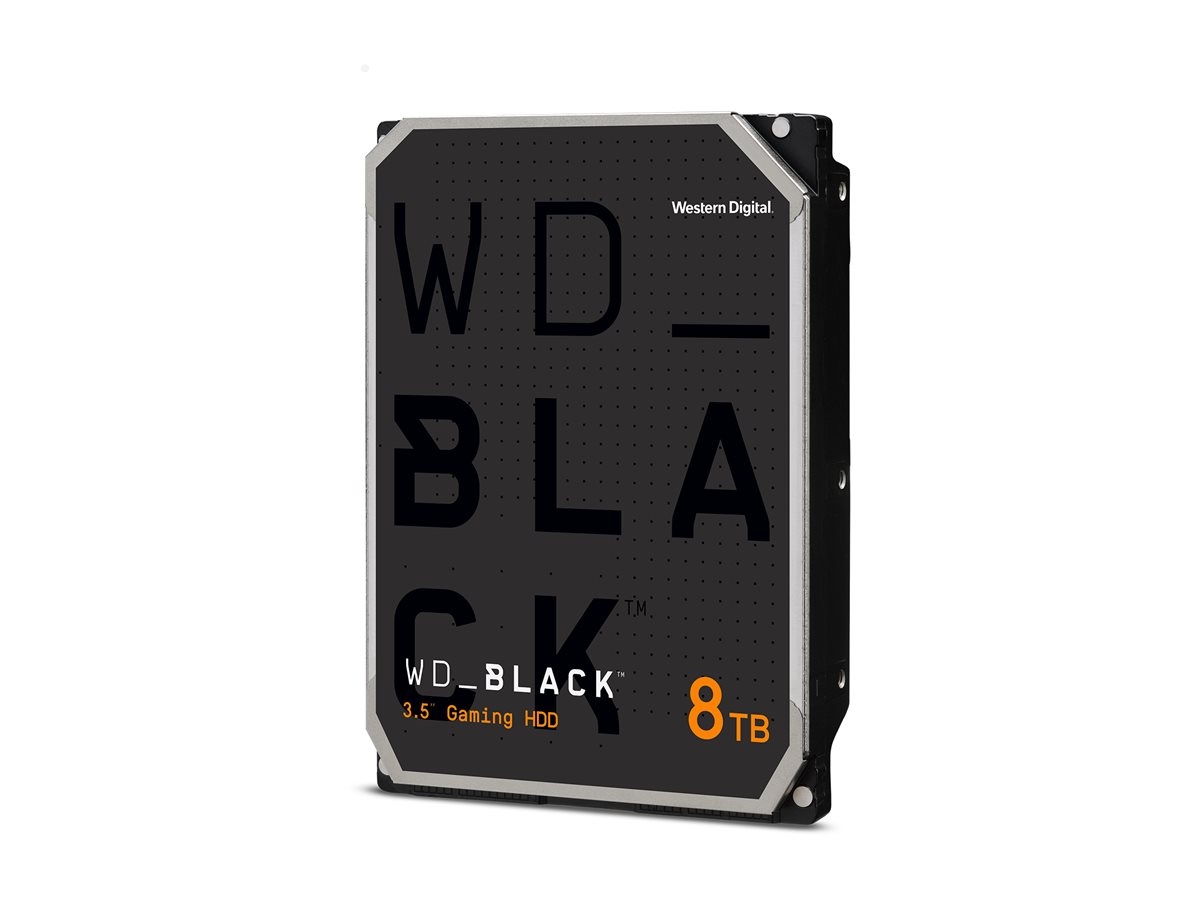 WD Black WD8002FZBX - Disco rígido - 8 TB - jogos - interna - 3.5" - SATA 6Gb/s - 7200 rpm - buffer: 256 MB