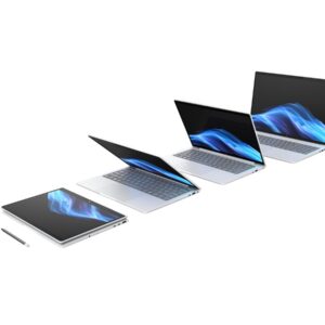 HP EliteBook 8 Flip G1i Notebook AI - AI PC - design invertido - Intel Core Ultra 5 - 225U / até 4.8 GHz - Win 11 Pro - Intel Graphics - 16 GB RAM - 512 GB SSD NVMe - 13.3" IPS ecrã de toque 1920 x 1200 - Wi-Fi 7, Bluetooth - prata glaciar - kbd: Por