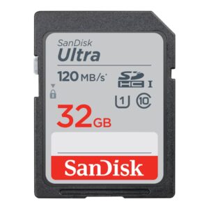 SanDisk Ultra - Cartão de memória flash - 32 GB - UHS-I U1 / Class10 - SDHC UHS-I