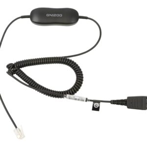 Jabra GN1200 CC - Cabo de auricular - Quick Disconnect tomada para RJ-9 macho - para Jabra GN 2100, GN 2200, GN 2250