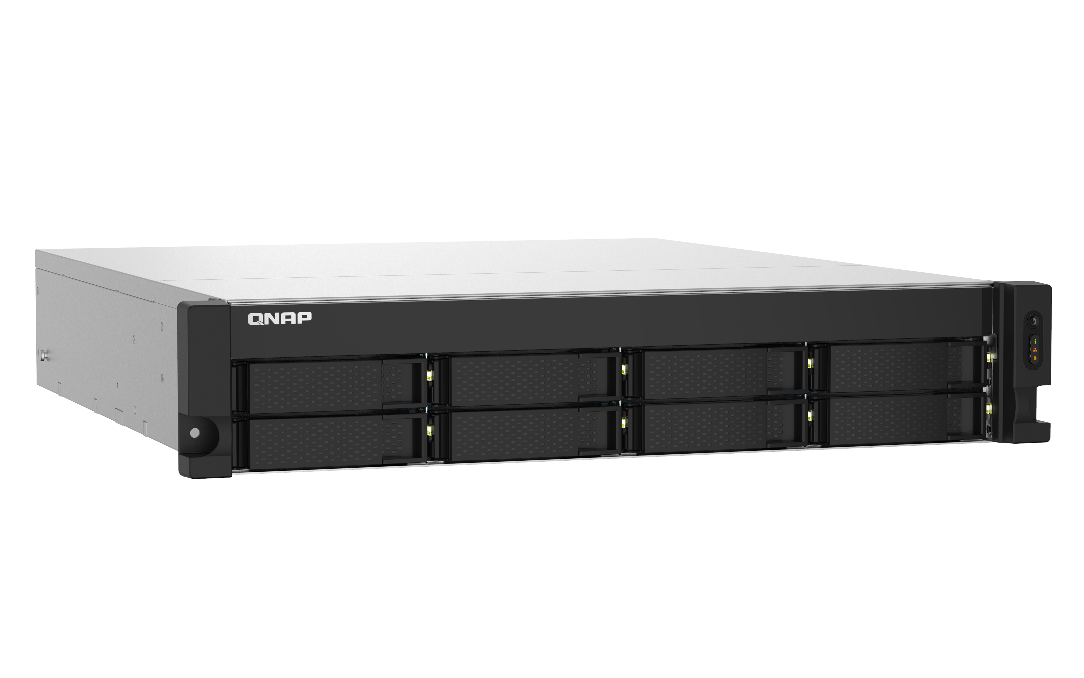 QNAP TS-832PXU - Servidor NAS - 8 baias - montável em bastidor - SATA 6Gb/s - RAID (expansão de disco rígido) 0, 1, 5, 6, 10, 50, 60, JBOD - RAM 4 GB - Gigabit Ethernet / 2.5 Gigabit Ethernet / 10 Gigabit Ethernet - iSCSI assistência - 2U - Image 3