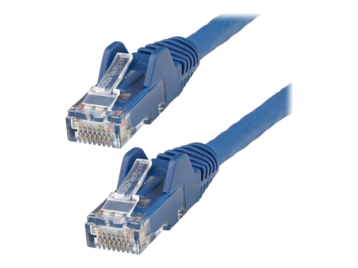 StarTech.com 7m LSZH CAT6 Ethernet Cable, 10 Gigabit Snagless RJ45 100W PoE Network Patch Cord with Strain Relief, CAT 6 10GbE UTP, Blue, Individually Tested/ETL, Low Smoke Zero Halogen - Category 6 - 24AWG - Cabo patch - RJ-45 (M) para RJ-45 (M) - 7