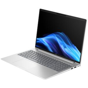 HP ProBook 4 G1a Notebook AI - AI PC - design de dobradiças de 177 graus - AMD Ryzen 5 - 230 / até 4.9 GHz - Win 11 Pro - Radeon 760M - 16 GB RAM - 512 GB SSD NVMe - 16" IPS 1920 x 1200 - Gigabit Ethernet - Wi-Fi 7, Bluetooth - prateado lúcio - kbd: